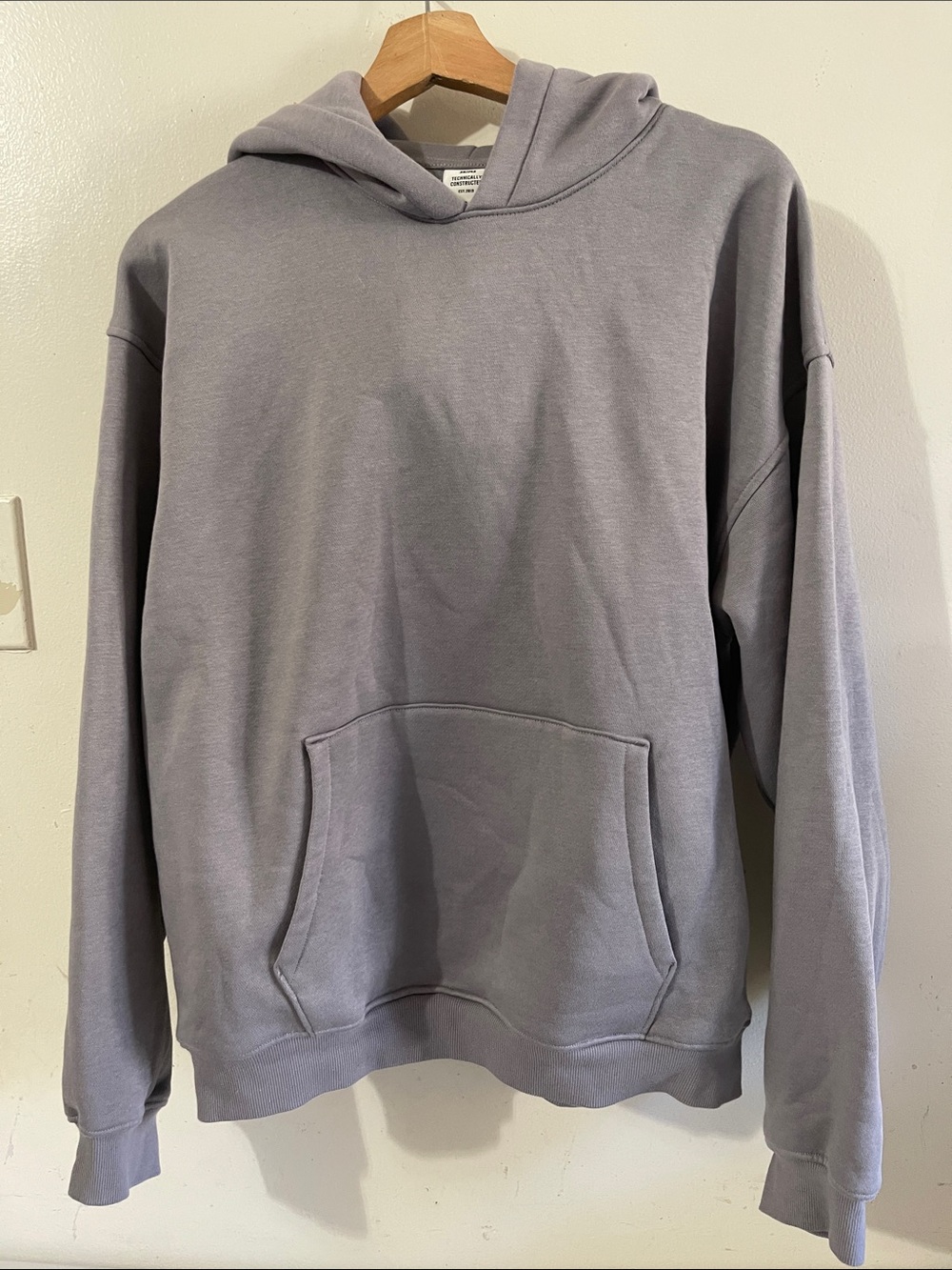SKIMS Lavender Gray Oversized Pullover Hoodie